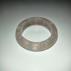 Elegant Bangle Ring Strawberry Quartz